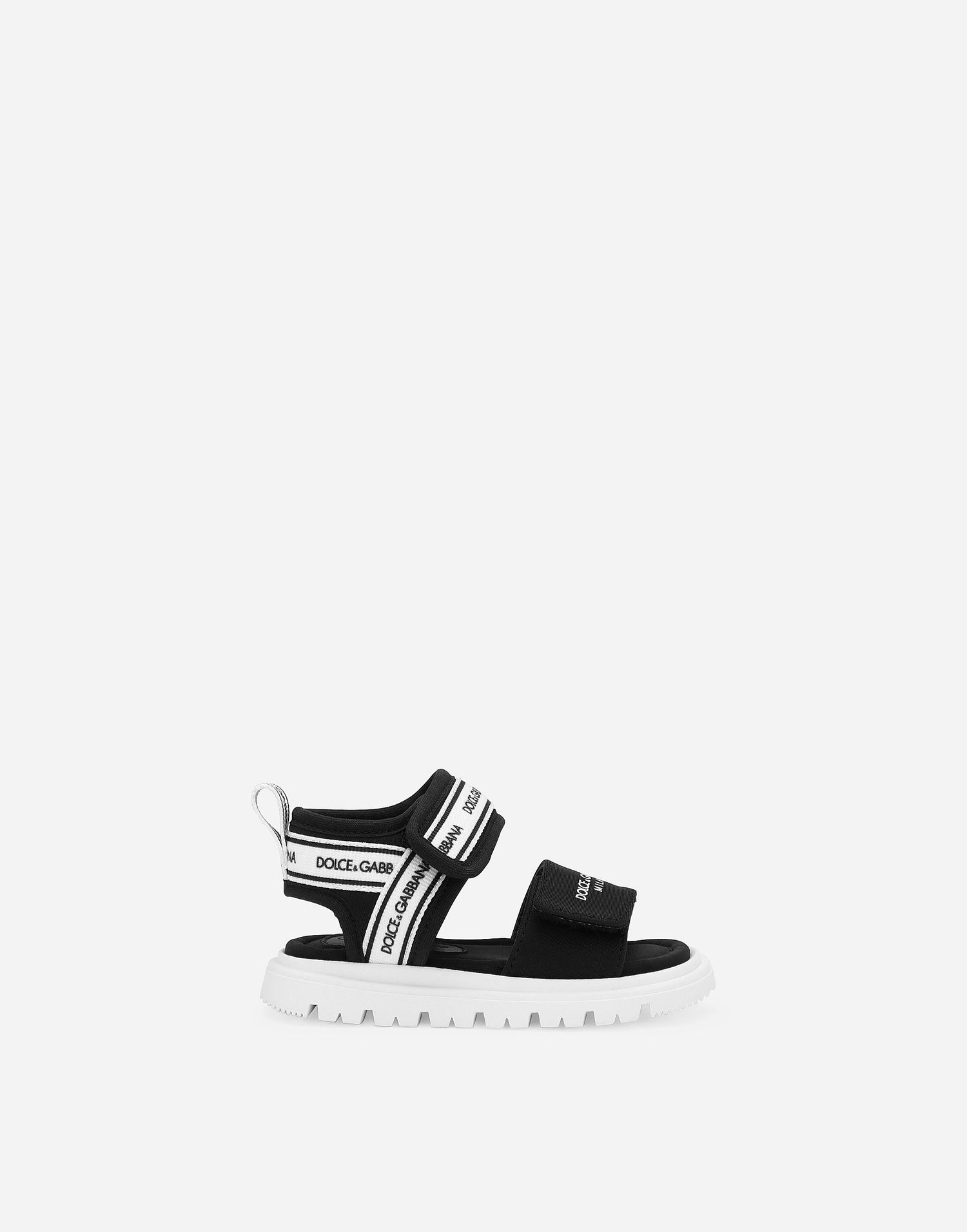 Sneakers og sko Dolce & Gabbana Dolce & Gabbana Sandals With Logo For First Steps Flerfarvet | DL0082AE92889690, 0