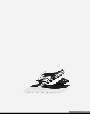 Sneakers og sko Dolce & Gabbana Dolce & Gabbana Sandals With Logo For First Steps Flerfarvet | DL0082AE92889690, 0