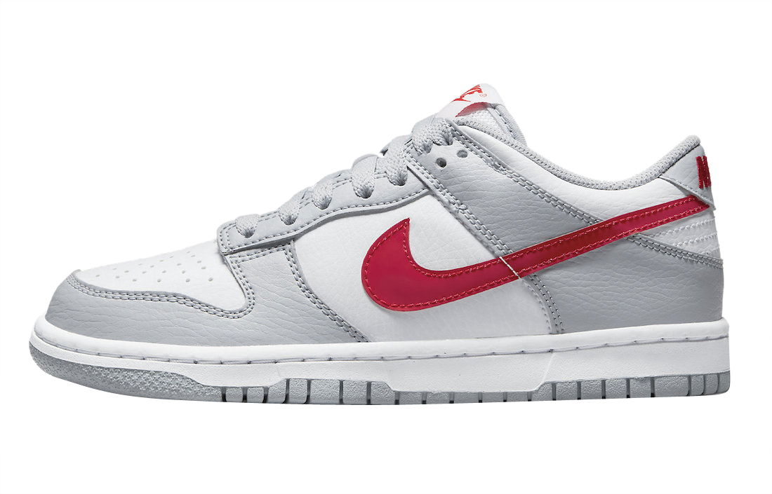 Sneakers og sko Nike Dunk Low "Grey Red" GS Grå | DV7149-001, 0