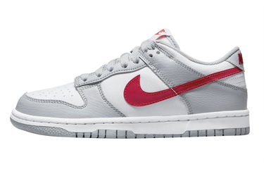 Sneakers og sko Nike Dunk Low "Grey Red" GS Grå | DV7149-001, 0