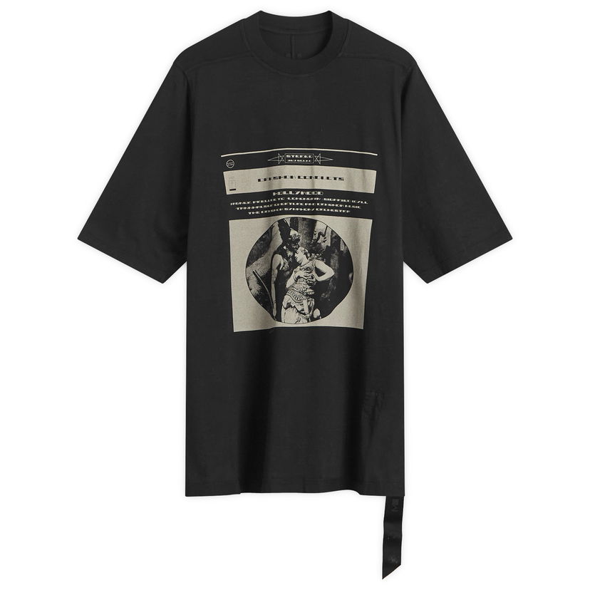 T-shirt Rick Owens Rick Owens DRKSHDW Jumbo Short Sleeve T-Shirt, Size Large Sort | DS01E3204-RNEP1-0908
