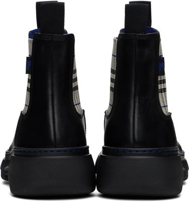 Sneakers og sko Burberry Burberry Creeper Low Chelsea Boots Sort | 8102718, 1