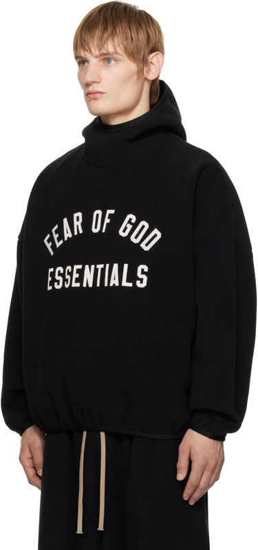 Sweatshirt Fear of God Fear of God ESSENTIALS Brushed Hoodie Sort | 202HO246410F, 3