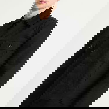 Jakke Rick Owens DRKSHDW Denim Trucker Jacket Sort | DL02E2788-HBLKJ-P-09, 5