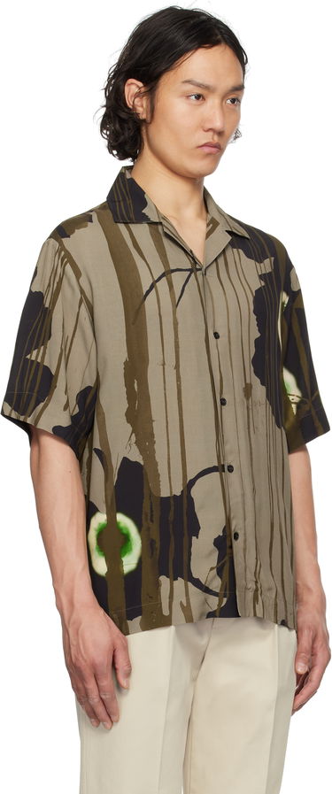 Skjorte BOSS HUGO Floral Print Shirt Brun | 50539329, 1