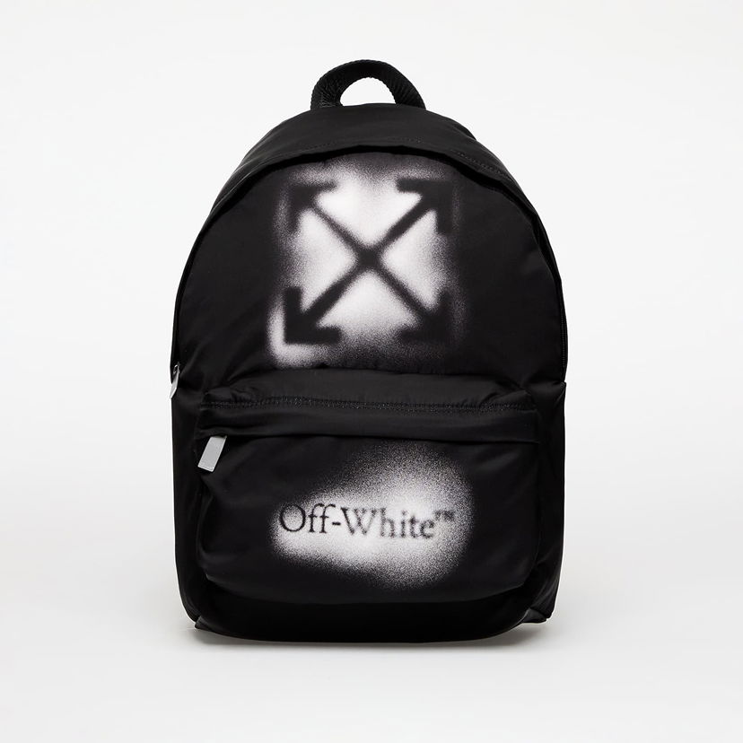 Rygsæk Off-White Off-White Arrow Spray Backpack Sort | OBNB001S25FAB0011001