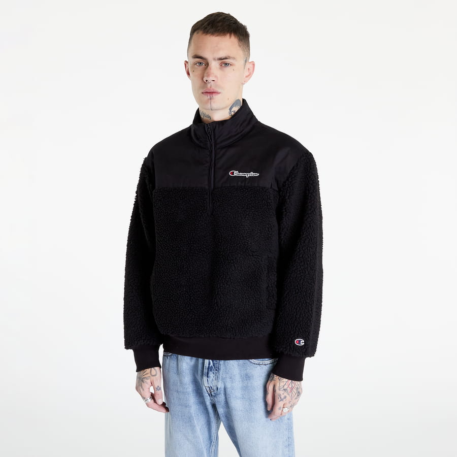 Jakke Champion Outdoor Polar Half Zip Top Sort | 218093 CHA KK001, 0
