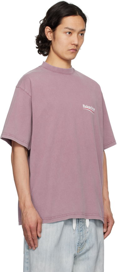 T-shirt Balenciaga Balenciaga Political Campaign T-Shirt Lilla | 764235TNVG5, 1