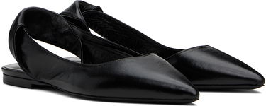 Tøj BY FAR BY FAR Yasha Slingback Flats Sort | MWFFC024LL002BK001PL, 3