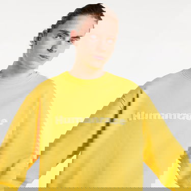Sweatshirt adidas Originals Pharrell Williams x Basics Crew Bold Gul | HI5544, 0