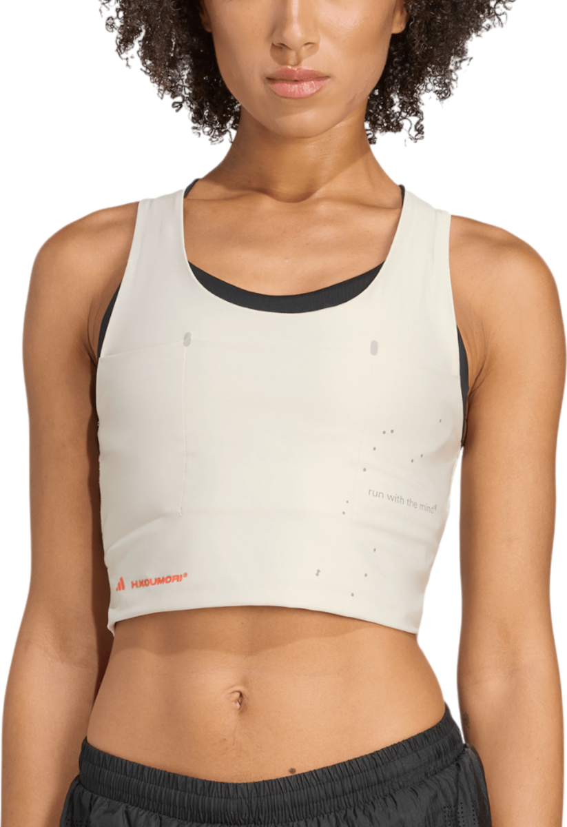 Tanktop adidas Originals Hermanos Koumori Crop Tank Top Hvid | jy4080