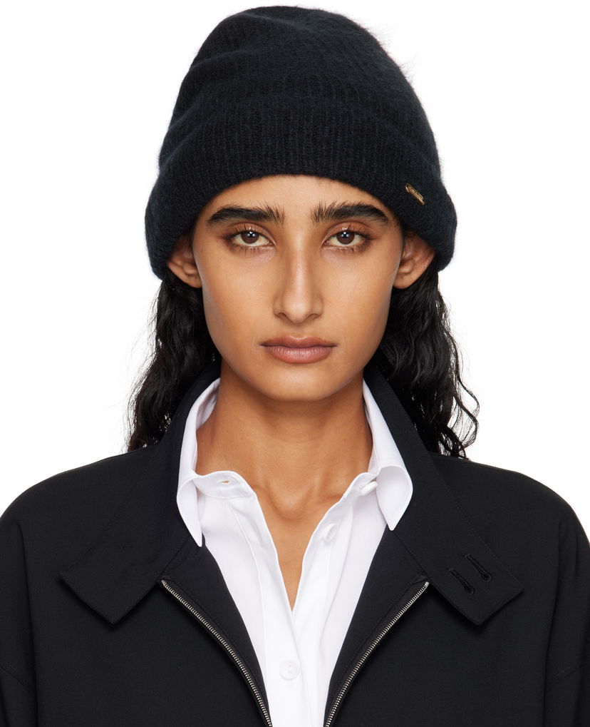 Beanie Tom Ford TOM FORD Cashmere Beanie Sort | HTK004-YAX935