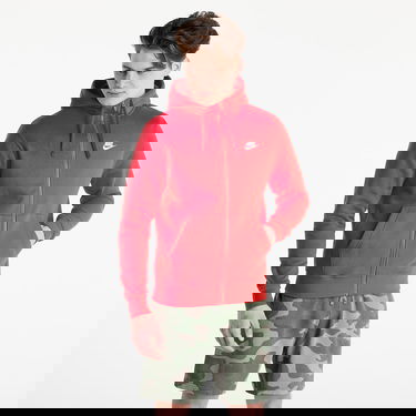 Sweatshirt Nike Sportswear Club Hoodie Full-Zip Brushed Back Rød | BV2645-657, 0