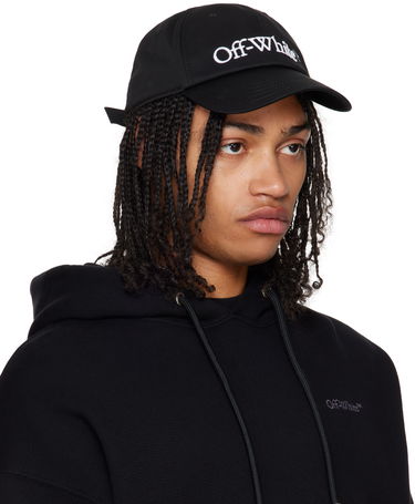 Kasket Off-White Off-White Drill Bookish Baseball Cap Sort | OMLA049C99FAB0011001, 2