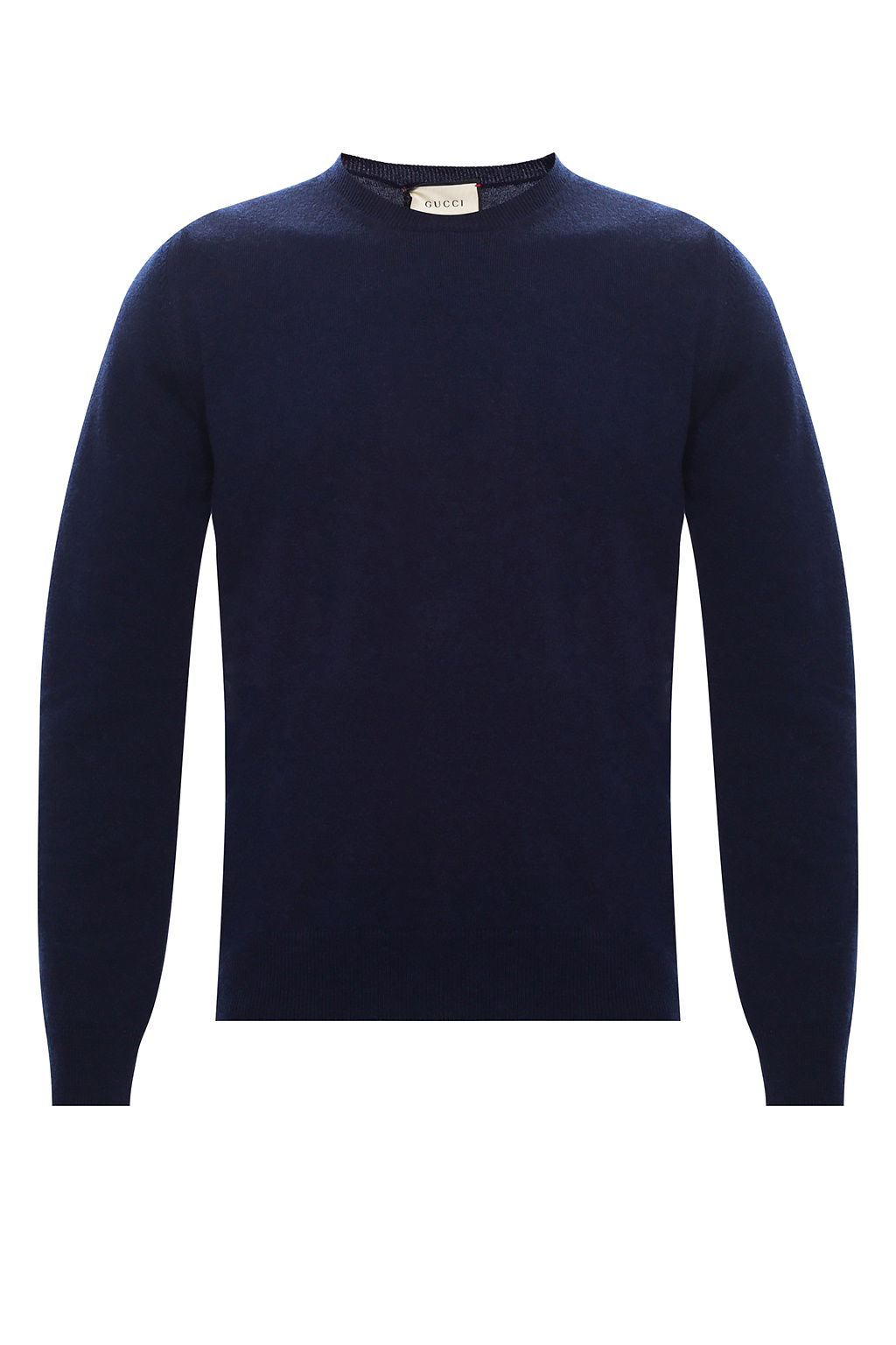 Sweater Gucci GG Embroidered Logo Sweater Navy Mørkeblå | 597736XKA5B4440, 0