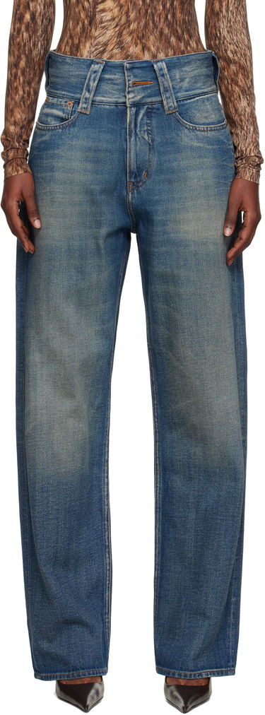 Jeans Maison Margiela MM6 Maison Margiela 5-Pocket Slub Jeans Blå | S52LA0259 M30017, 0