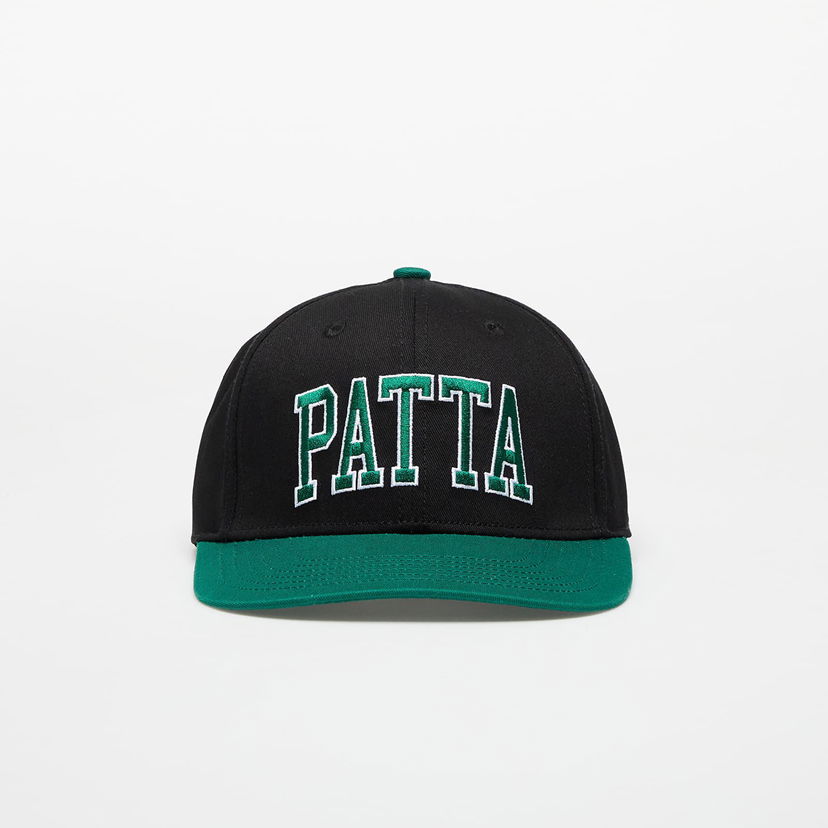 Kasket Patta Patta Arc Logo Snapback Cap Sort | POC-SS25-4150-339-0010-001