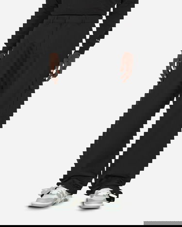 Cargo bukser Off-White Embroidered Wool Cargo Pants Black Sort | OMCF037F23FAB001 1010, 0