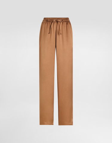 Pyjamas Dolce & Gabbana Dolce & Gabbana Double Silk Satin Pajama Pants Brun | FTC9FTFU1NUM0180, 0