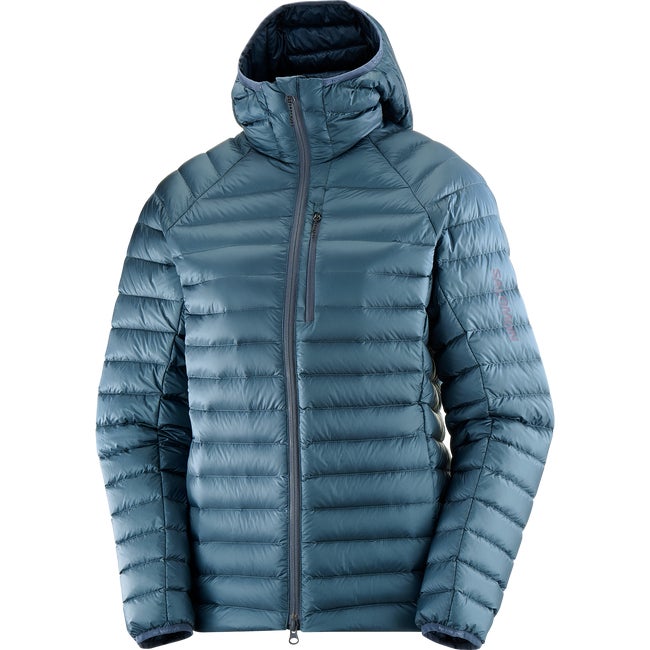 Puffer jakke Salomon Micro Down Hooded Jacket Blå | LC2339300, 1