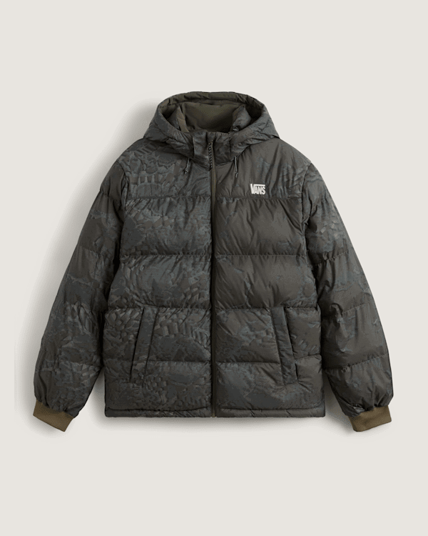 Puffer jakke Vans Bridgewood Reversible Puffer Jacket Grøn | VN000PJ7KCZ, 0