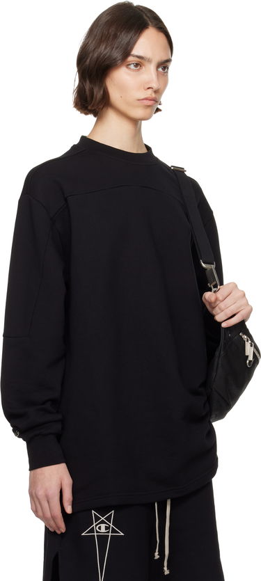 Sweatshirt Rick Owens Rick Owens Champion Edition Girdered Sweatshirt Sort | CW01E1671 CHFE, 1