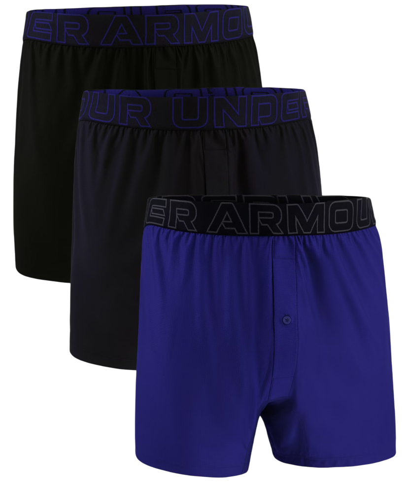 Boksere Under Armour Performance Tech Mesh Boxer Short (3-Pack) Blå | 1390498-400