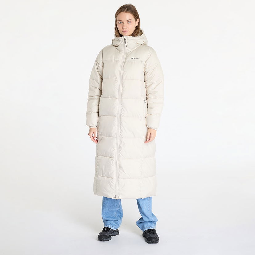 Puffer jakke Columbia Puffect II Long Jacket Dark Stone Beige | 2088451278