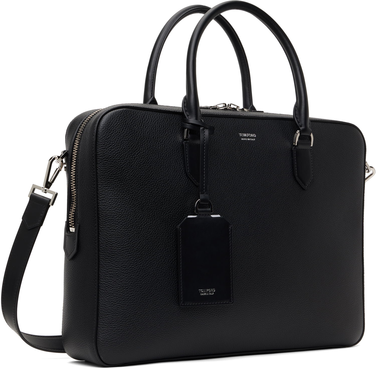 Mulepose Tom Ford Elliot Leather Briefcase Sort | H0651-LCL213S, 1