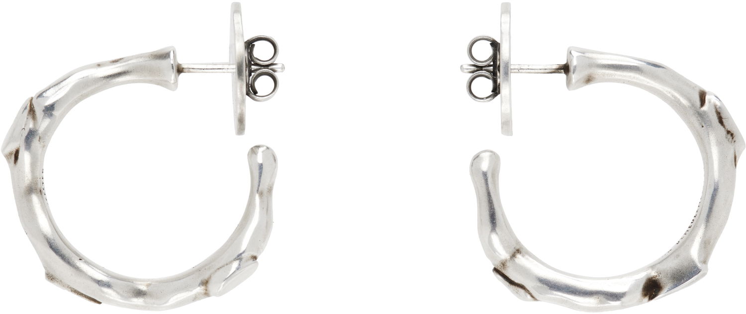 Øreringe Ann Demeulemeester Ann Demeulemeester Juana Silver Thorn Hoop Earrings Metalisk | 2520-W-JE53-JW020-070, 0