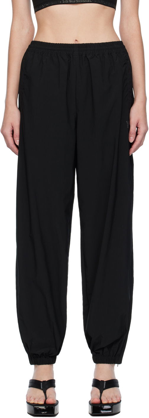 Joggingbukser Alexander Wang Relaxed-Fit Track Pants Sort | 4WC3234378