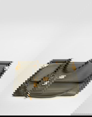 Håndtaske Dolce & Gabbana Dolce & Gabbana My Sicily Leather Top-Handle Bag with Lock Charm Grøn | BB7782B732180560, 0