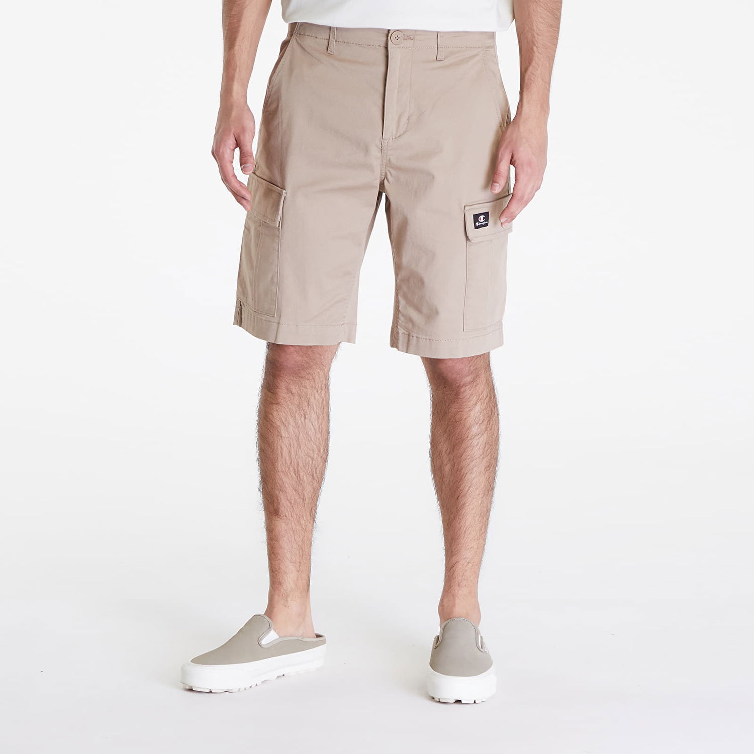 Shorts Champion Men's shorts Bermuda Beige | 219866 CHA MS066, 0