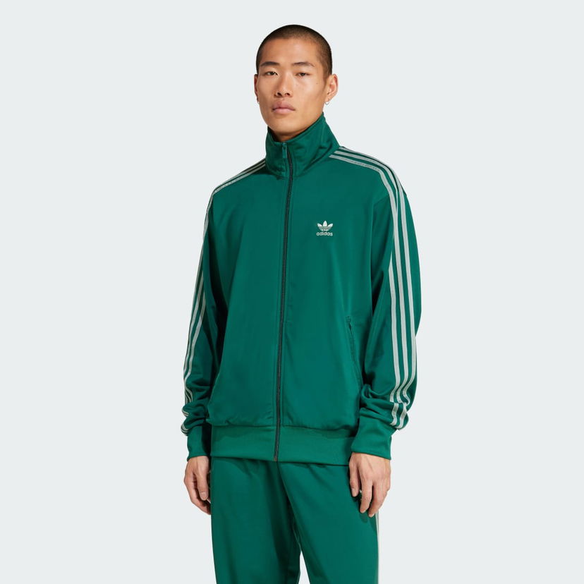 Træningsdragt adidas Performance Classics Firebird Track Jacket Grøn | JP2543