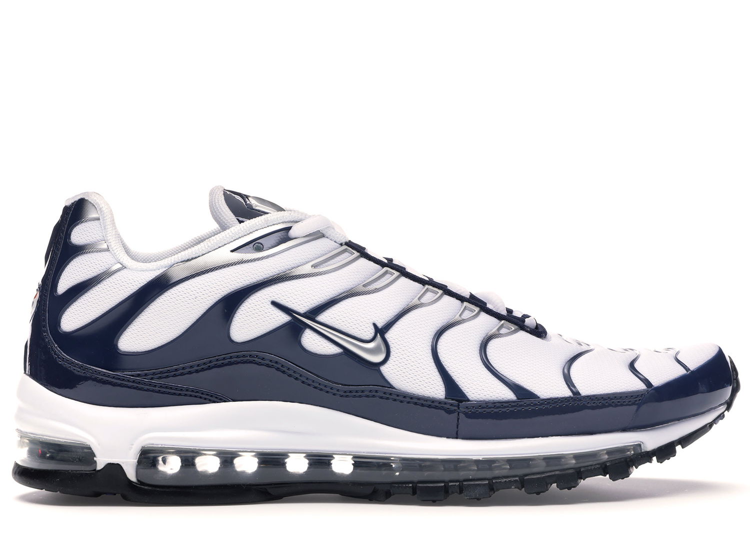 Sneakers og sko Nike Air Max 97 Plus White Navy Mørkeblå | AH8144-100, 0