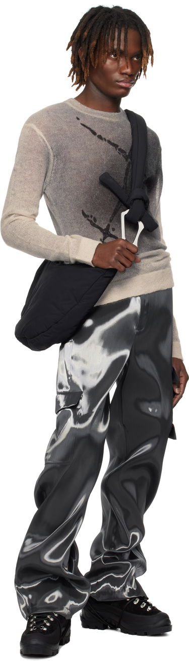 Sweater HELIOT EMIL HELIOT EMIL Fluxus Knit Sweater Grå | PRESS25_M_07_071_ST18, 3