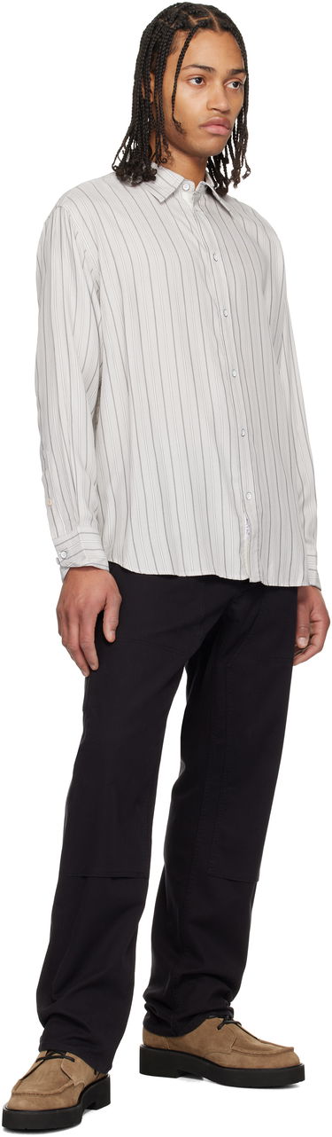 Skjorte rag & bone rag & bone Matthew Striped Shirt Hvid | MBW24HA006PKML, 3