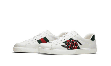 Sneakers og sko Gucci Ace Embroidered Hvid | 456230 A38G0 9064, 2