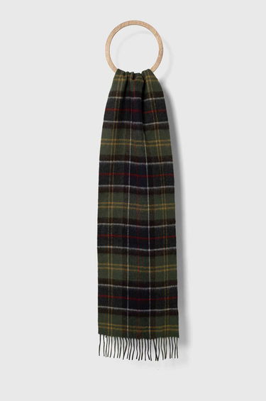 Tørklæde Barbour Wool Scarf Grøn | USC0362, 0