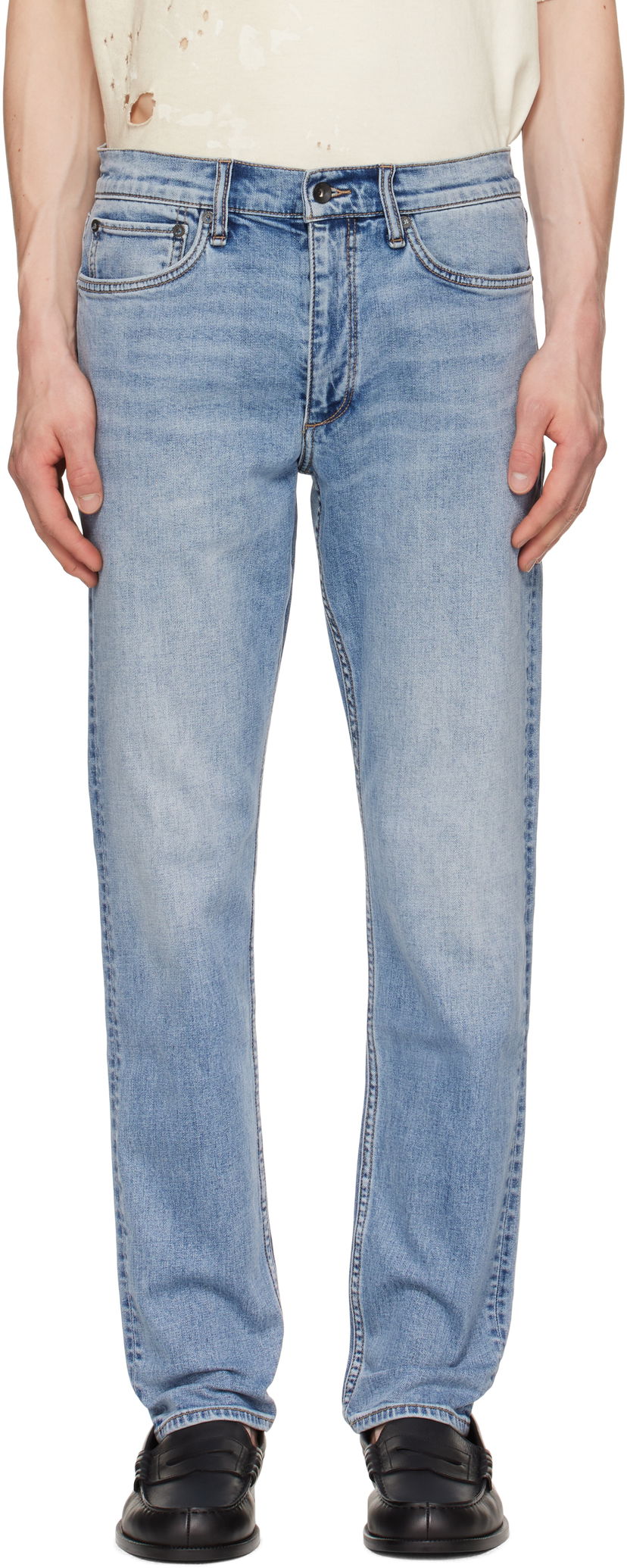 Jeans rag & bone rag & bone Fit 2 Authentic Stretch Jeans Blå | MED25P1223ASFV