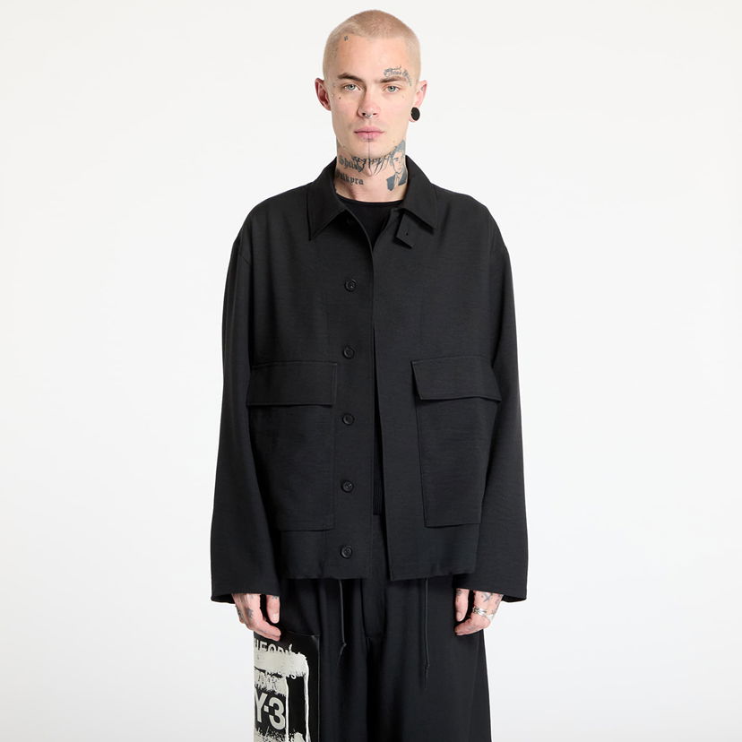 Jakke Y-3 Sport Uniform Patch Coach Jacket Sort | JN3719