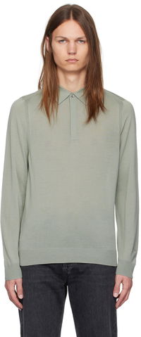 Paul Smith Merino Long Sleeve Polo