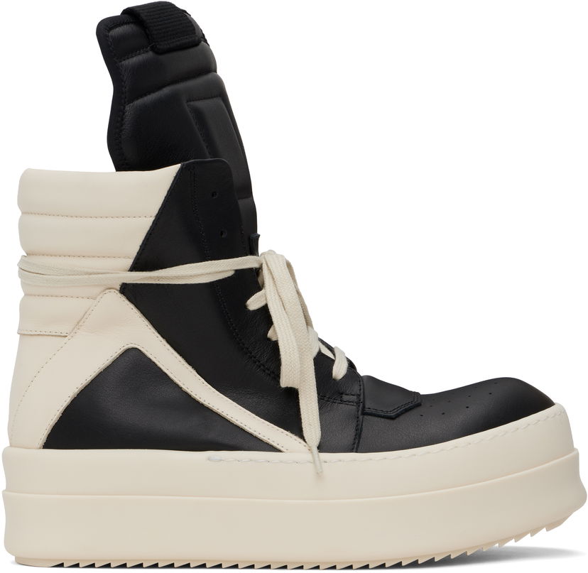 Sneakers og sko Rick Owens Rick Owens Hollywood Mega Bumper Geobasket Sort | RU01E5868 LCO