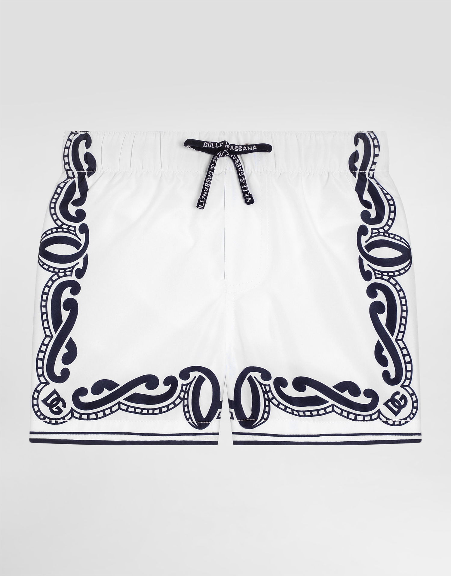 Badetøj Dolce & Gabbana Dolce & Gabbana Bandanna Print Swim Trunks Hvid | L1J818ON04NHA9RB, 0