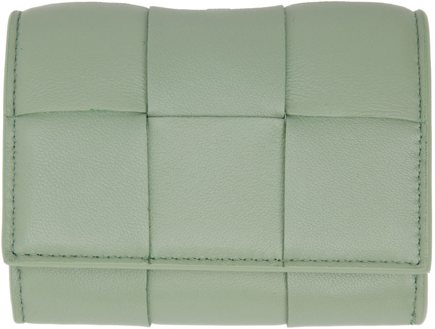 Tegnebog Bottega Veneta Small Envelope Card Case Grøn | 708592 VCQC4, 0