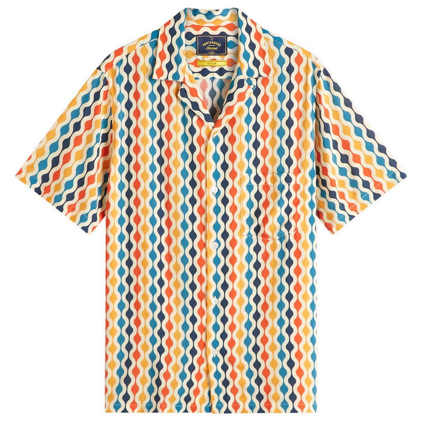 Skjorte Portuguese Flannel Men's Drop Vacation Shirt Flerfarvet | SS25-035-MUL