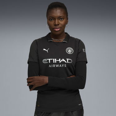 Jersey Puma Manchester City 25/26 Second Kit Football Jersey DRYCELL RE-FIBRE Sort | 780352_02, 1