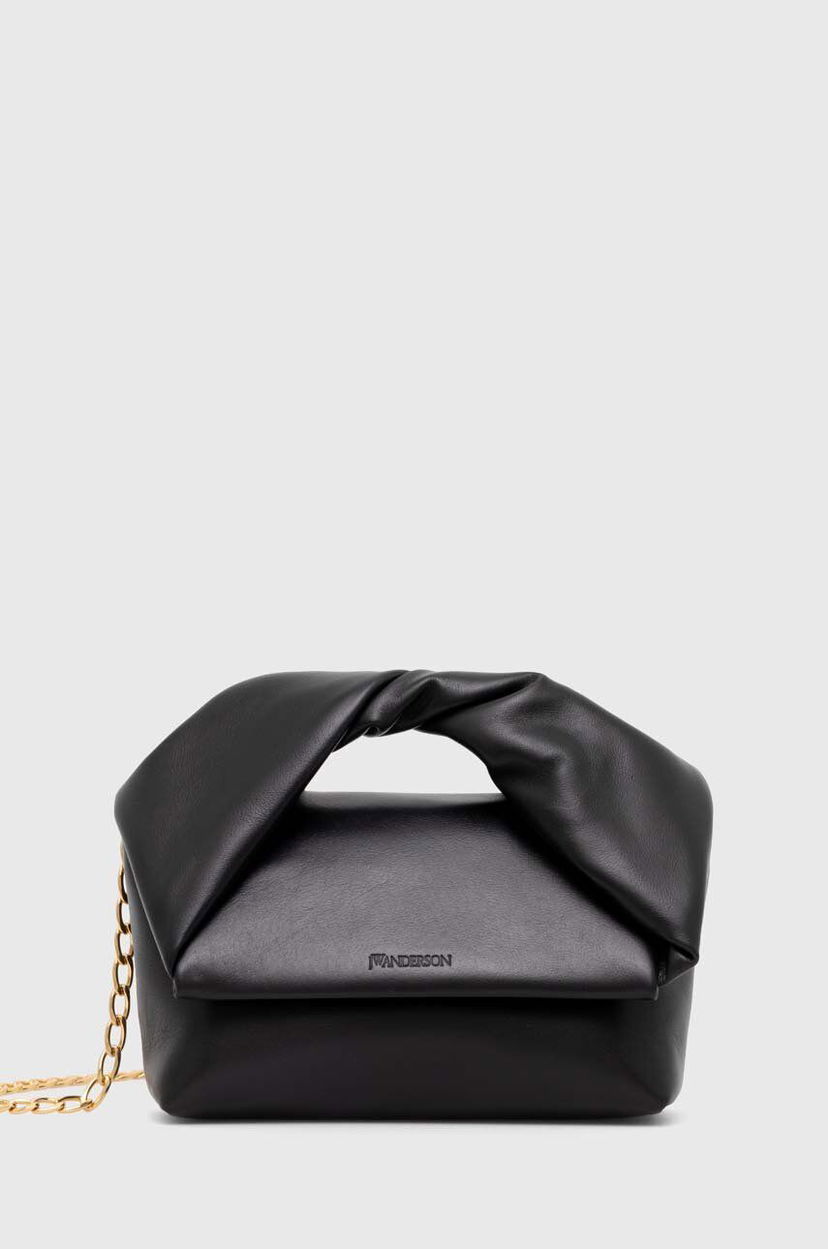 Håndtaske JW Anderson Midi Twister Bag Sort | HB0539.LA0315.999