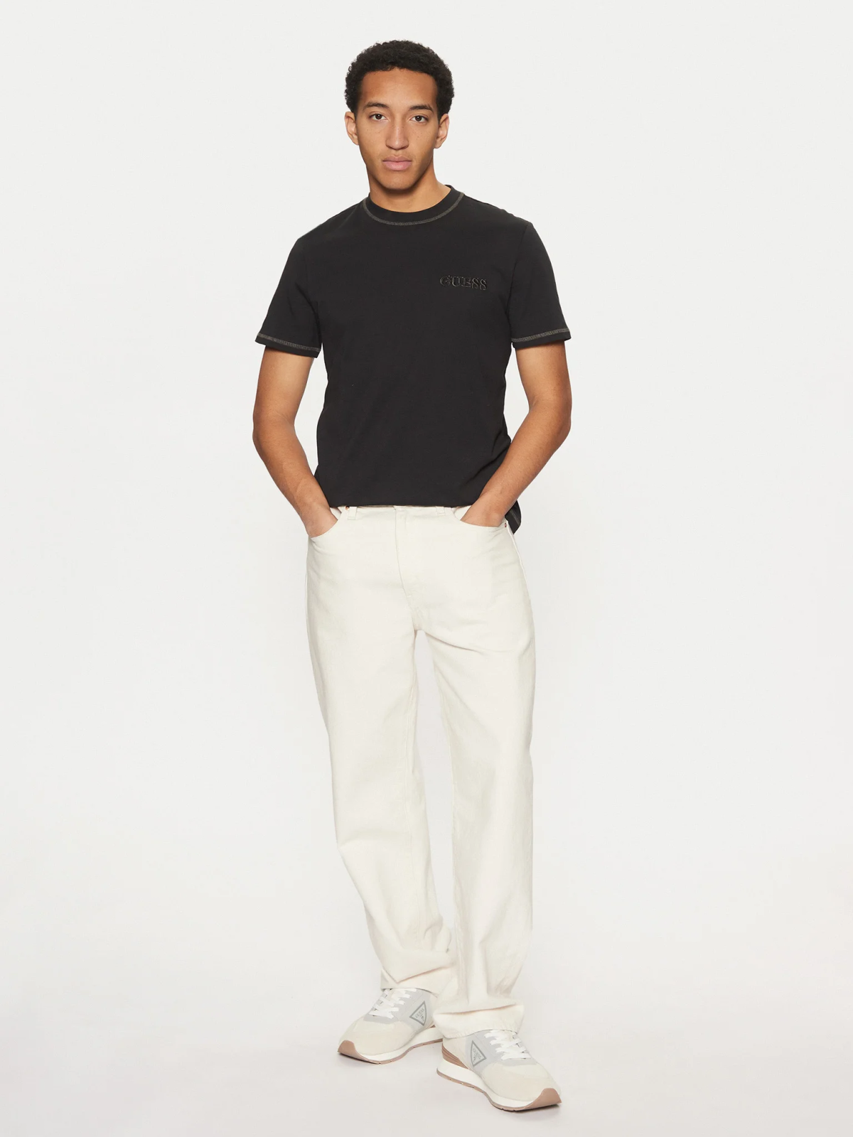 T-shirt GUESS Guess Single Tee Sort | U5RI01KCAM1-JBLK, 1