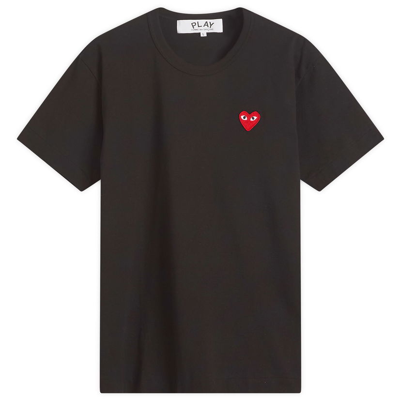 T-shirt Comme des Garçons Play Basic Logo Tee Sort | AX-T108-051-1